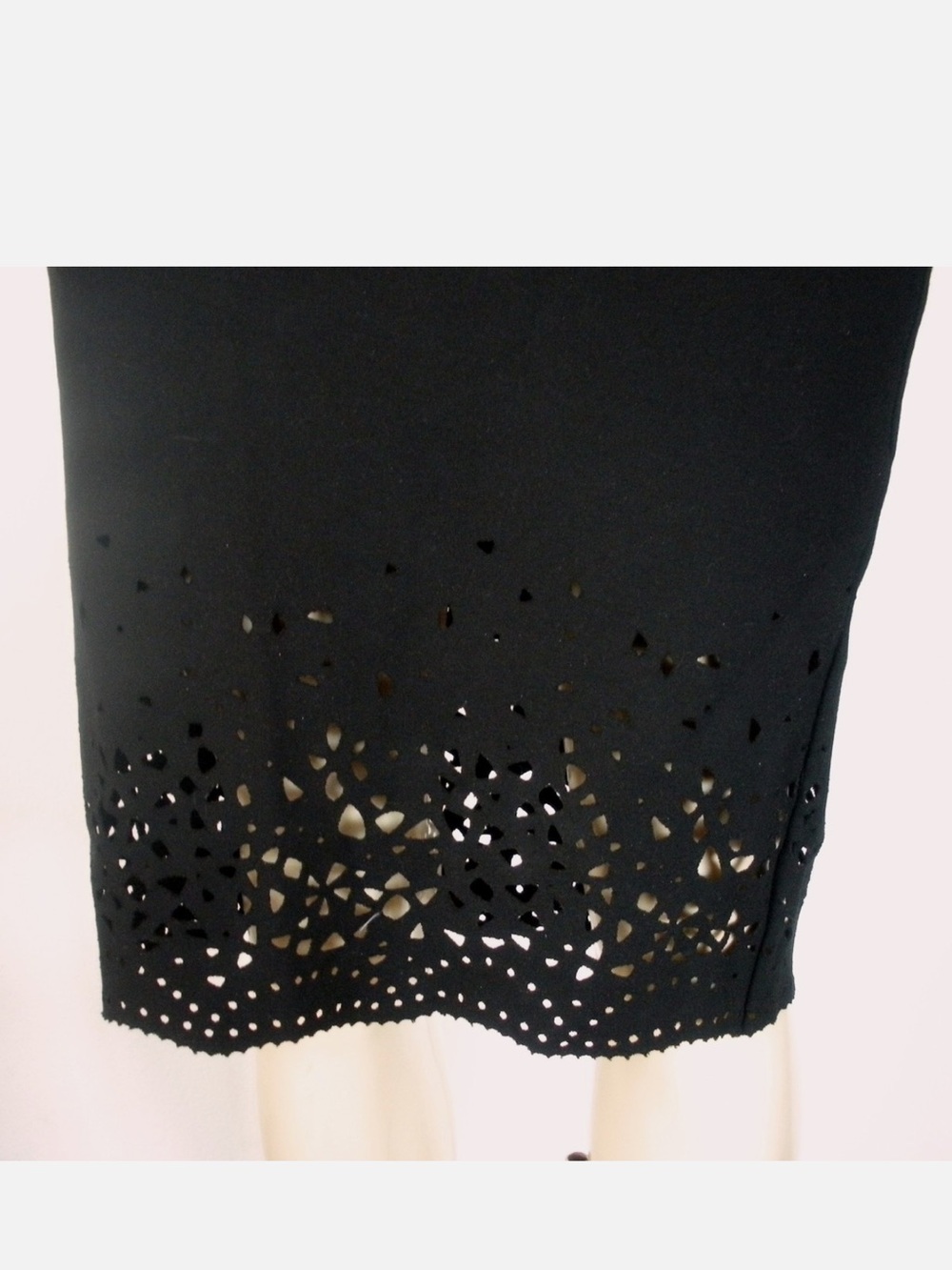 GUC torrid Black Laser-Cut Pencil Skirt - Picture 4 of 11
